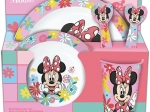 Plastikinis valgymo rinkinys MINNIE, 5 vnt.