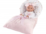 Llorens New Born girl – realistic doll with full-vinyl body 40 cm