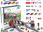 Electric Train Set with Bridge and Tunnel
