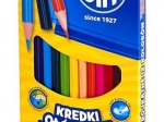 ASTRA triangular colored pencils with sharpener, 12 pcs