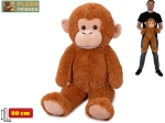 Pliušinė beždžionė 80 cm Plush Friends šviesiai ruda