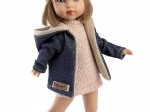 Realistinė lėlė Penelope 34 cm su visa viniline kūno danga