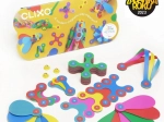 Clixo Rainbow magnetic building set 42 pcs