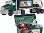 Screw-together BOSCH truck with drill, 86 pieces – Klein