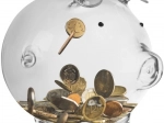 Transparent Glass Piggy Bank Ruhhy