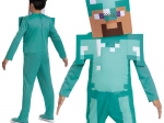 Vaikiškas kostiumas Steve su deimantine apranga Minecraft 127–136 cm (7–8 metų)