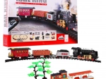 Remote-controlled kids’ train set with lights and smoke 3+