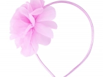 Girls’ headband with a pink flower